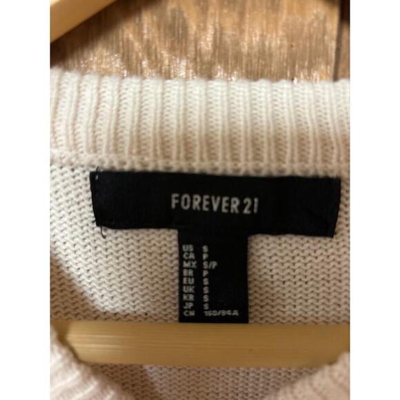 Women’s Rainbow Pride Cropped Knit Crewneck Sweater Top Forever 21 Size Small - Picture 11 of 11